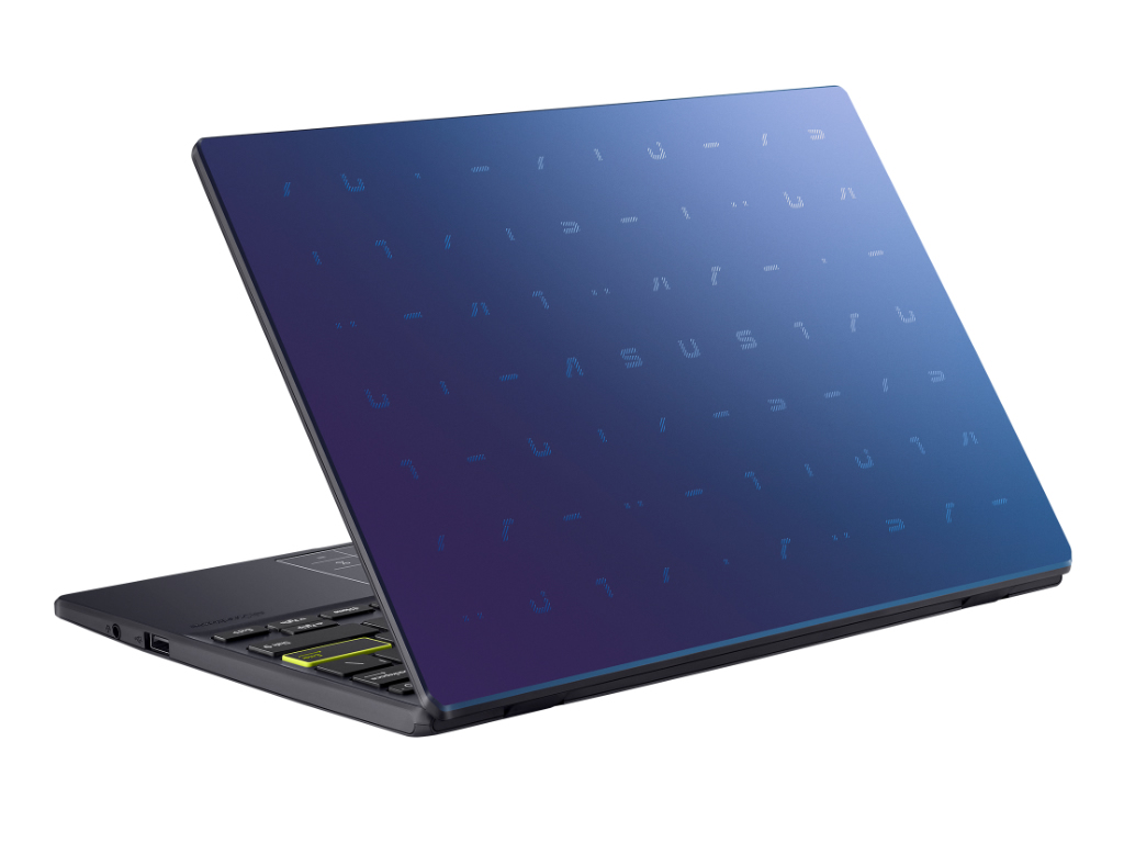 持ち運びしやすい11.6型長時間駆動ノート、ASUS「E210MA」はポップな3