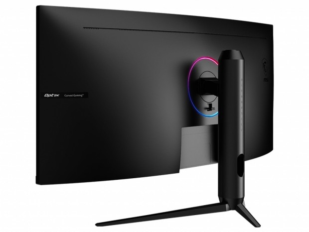 アスペクト比21:9のウルトラワイド曲面ゲーミング液晶、MSI「Optix MAG342CQRV」