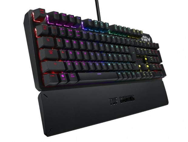 高耐久メカニカルスイッチ採用のゲーミングキーボード、ASUS「TUF Gaming K3」