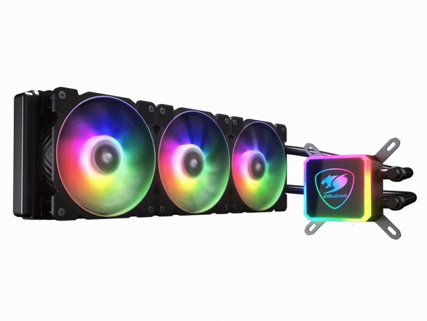 COUGAR、ラジエター専用高性能ファン搭載のARGB対応オールインワン水冷「AQUA ARGB」