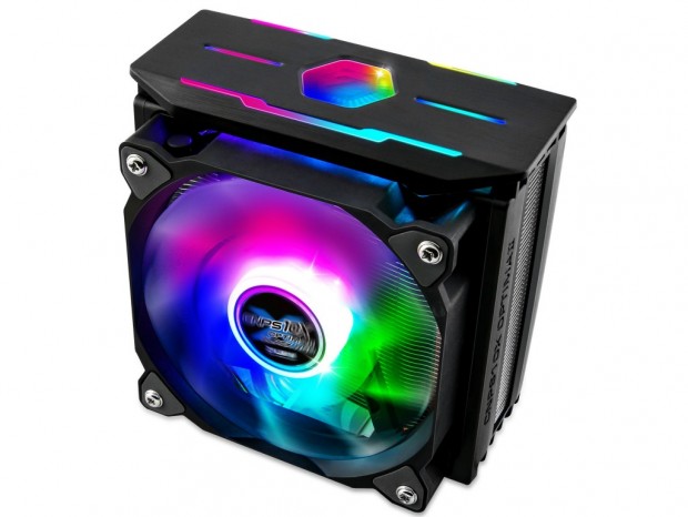 デュアルブレードファン採用のスリムサイドフロー、ZALMAN「CNPS10X Optima II RGB」