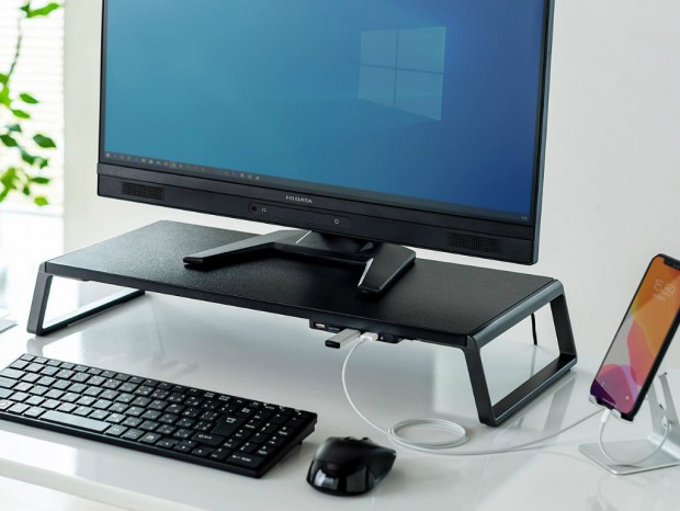 USBハブ機能を搭載するディスプレイスタンドがサンワダイレクトから