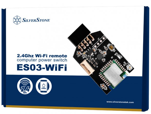スマホでPCの電源ON/OFFができるリモート電源スイッチ、SilverStone「ES03-WiFi」
