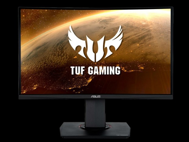 FreeSync Premium対応の曲面ゲーミング液晶、ASUS「TUF Gaming VG24VQR」