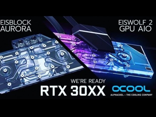 Alphacool、GeForce RTX 30シリーズに対応する水冷ユニットを準備中