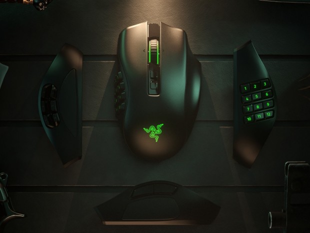 Razer、サイドフレーム換装で性格を変える多ボタンマウス最新作「Razer Naga Pro」