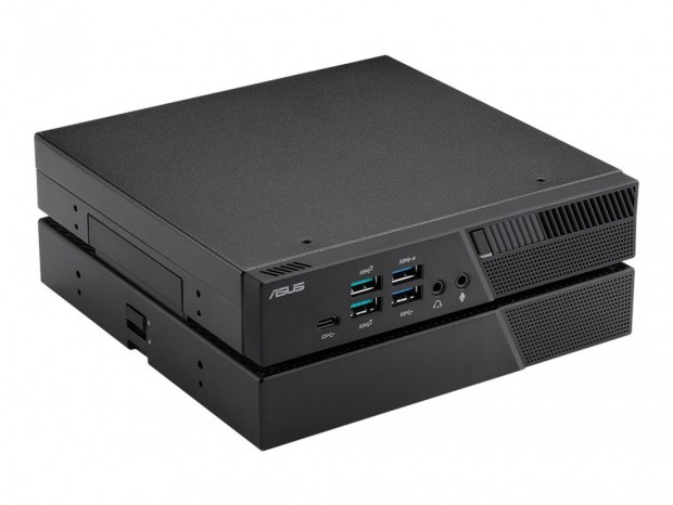 最大6台のディスプレイを接続できるGPUモジュール搭載ミニPC、ASUS「Mini PC PB60G」