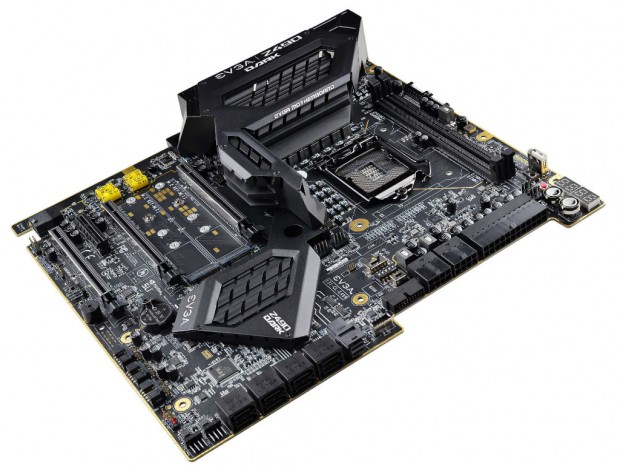 メモリクロック5,000MHz+対応のOCマザーボード、「EVGA Z490 DARK K|NGP|N Edition」