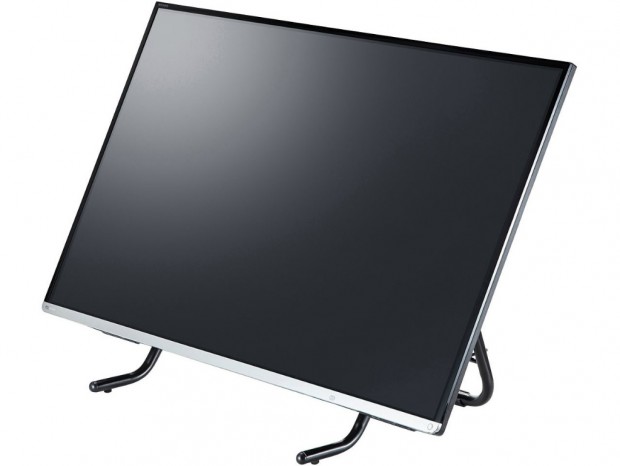 液晶ディスプレイを低い位置に設置できる折りたたみ式ロースタンドがサンワサプライから