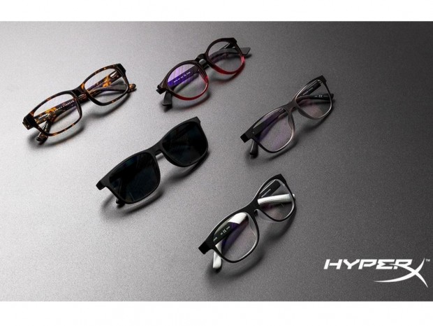 HyperX、ヘッドセットを装着しても痛くならないゲーミングアイウェア「Spectre Stealth」