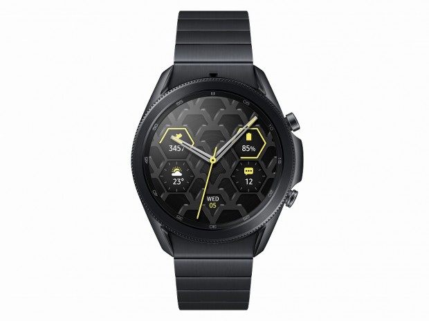 Samsung、エレガントなチタンバンドのスマートウォッチ「Galaxy Watch3 Titanium」