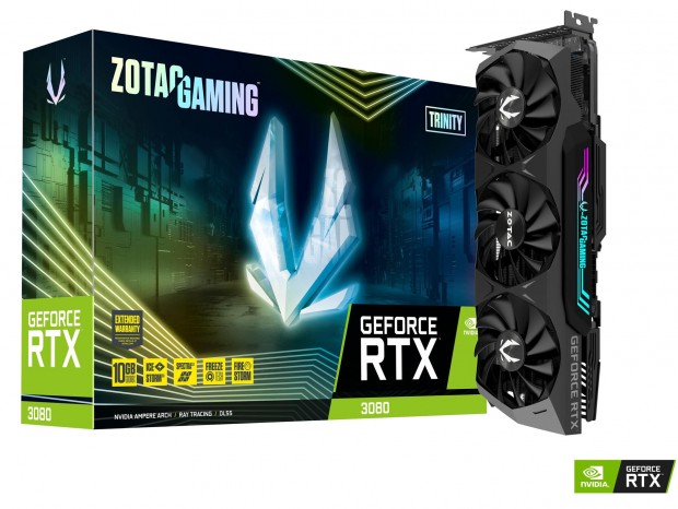 税込10万円を切る「ZOTAC GAMING GeForce RTX 3080 Trinity」発売開始