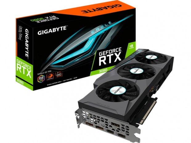 GIGABYTE、WINDFORCE 3Xクーラーを搭載するGeForce RTX 3080計2機種