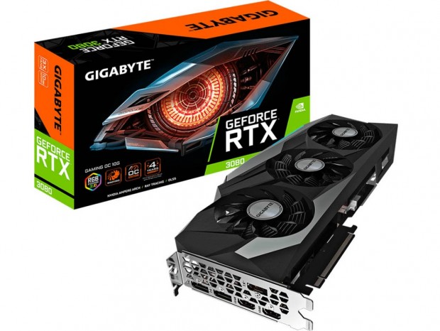 GIGABYTE、WINDFORCE 3Xクーラーを搭載するGeForce RTX 3080計2機種