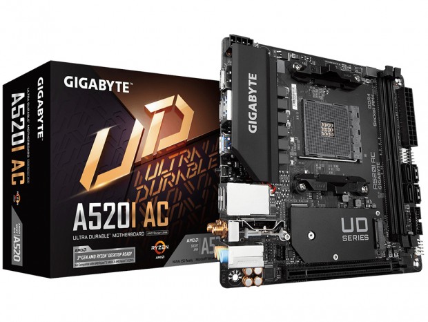 GIGABYTE、AMD A520採用のMini-ITXマザーボード「A520I AC」など2種