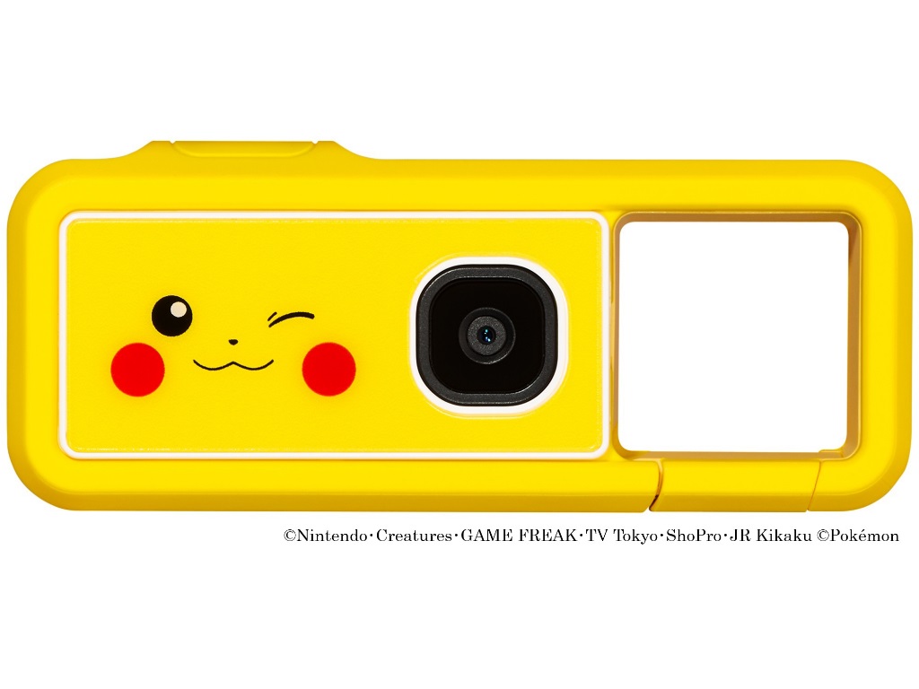 キヤノン、ピカチュウデザインのアソビカメラ「iNSPiC REC PIKACHU
