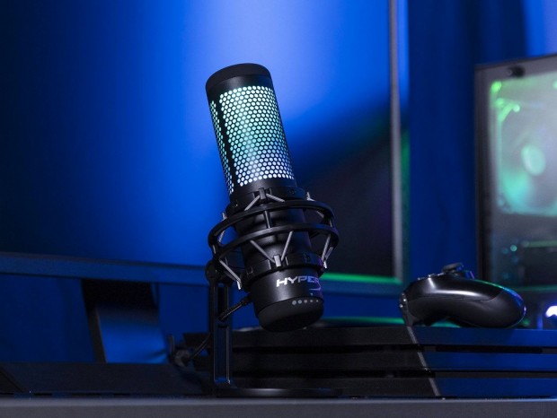 HyperX、4つの指向性パターンを備えたRGBイルミ搭載USBマイク「QuadCast S」