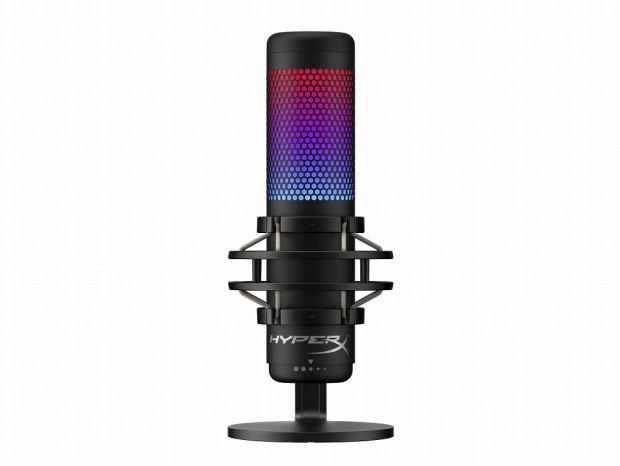 HyperX、4つの指向性パターンを備えたRGBイルミ搭載USBマイク「QuadCast S」