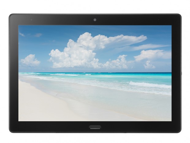 シャープの法人向けタブレット「SH-T01」は約10.1インチの大画面液晶を採用