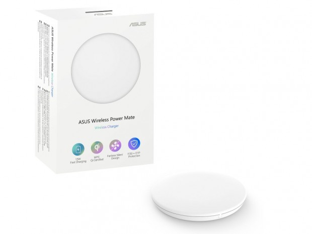 15W高速充電に対応するワイヤレス充電器、ASUS「Wireless Power Mate」