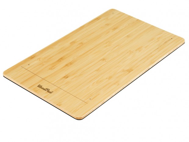 4,096レベルの筆圧に対応する天然素材ペンタブレット、プリンストン「WoodPad」