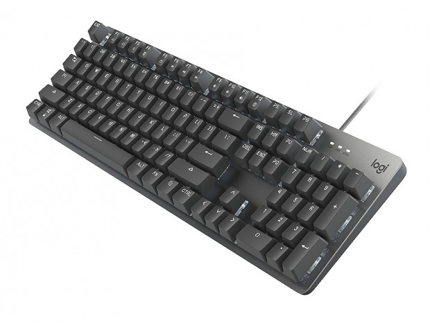 Logitech、ホワイトバックライト内蔵のモダンなメカニカルキーボード「K845」