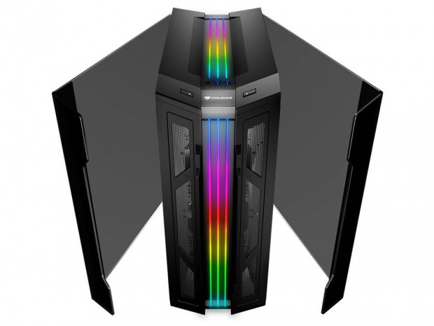 ガルウイング強化ガラス採用のミドルタワーPCケース、COUGAR「Gemini T Pro」