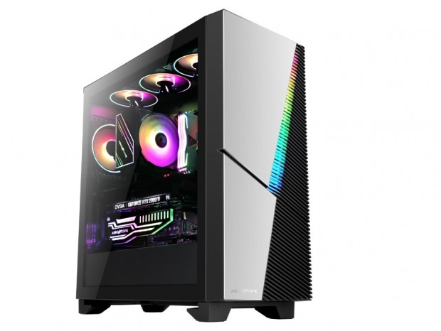 フロントアルミと2面強化ガラスのフルタワーPCケース、ABKONCORE「AL700 SYNC」