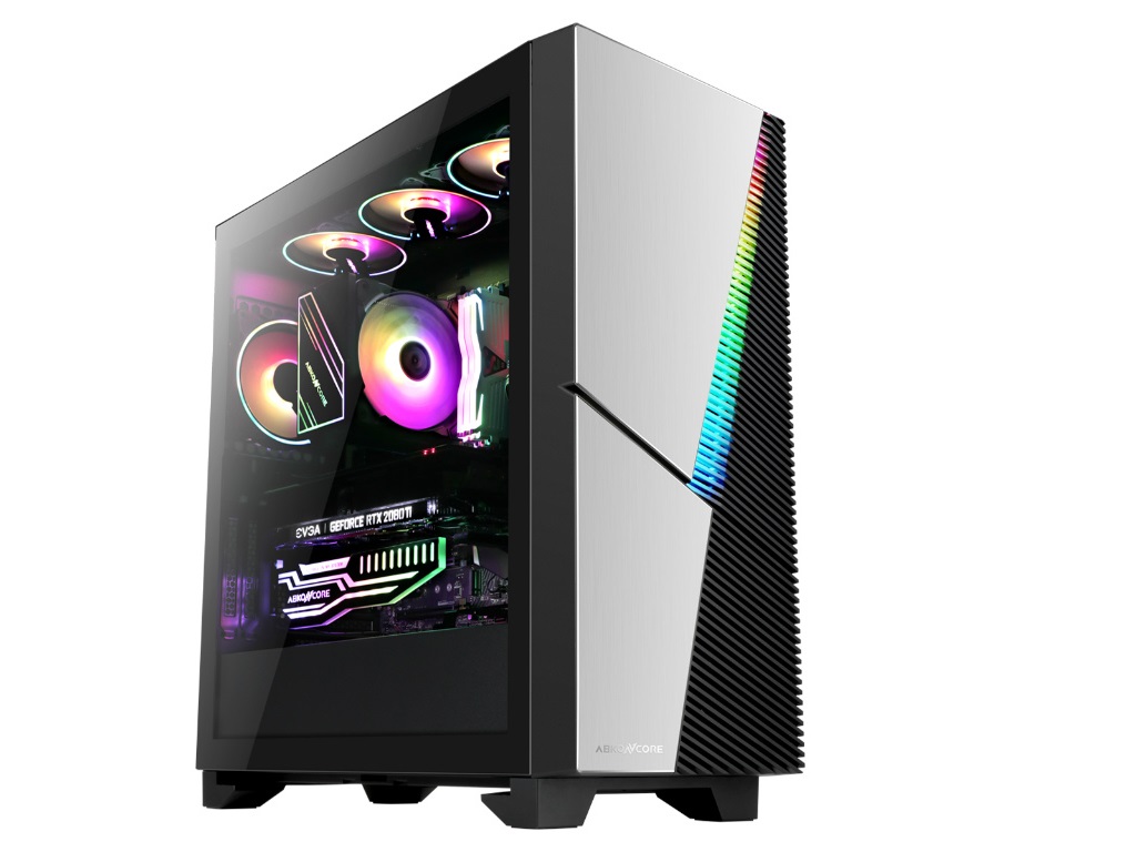 フロントアルミと2面強化ガラスのフルタワーPCケース