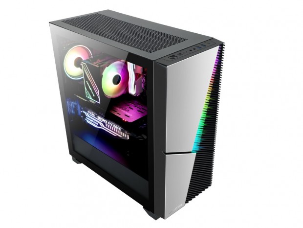 フロントアルミと2面強化ガラスのフルタワーPCケース、ABKONCORE