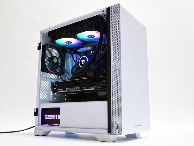 PCケース　Thermaltake S100TG snow edition 白