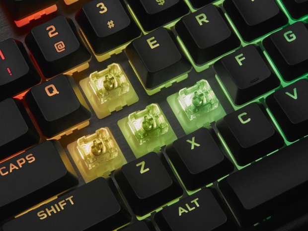 CORSAIR、低価格の新型スイッチCHERRY VIOLA搭載キーボード「K60 RGB PRO」