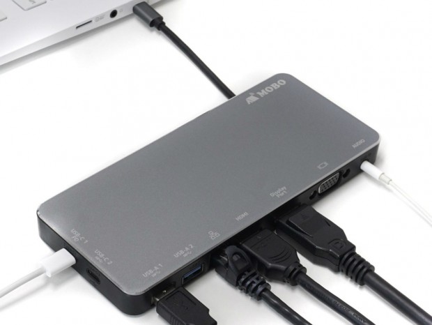 アーキサイト、2-in-1やノートPCのコネクタ不足を解消する「USB-C Travel Multi Dock」