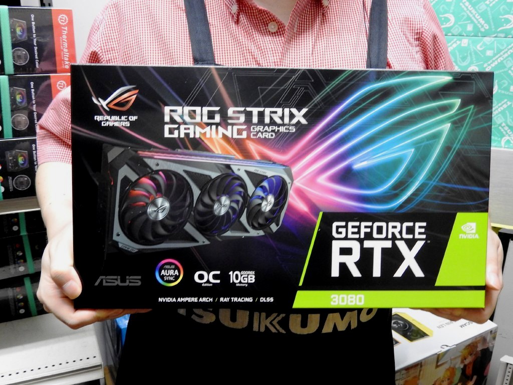 RTX 3080の本命、ASUS「ROG-STRIX-RTX3080-O10G-GAMING」の販売が