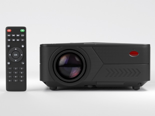 150型相当の表示ができるホームプロジェクタ、エアリア「LED PROJECTOR2」