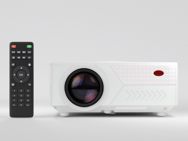 150型相当の表示ができるホームプロジェクタ、エアリア「LED PROJECTOR2」