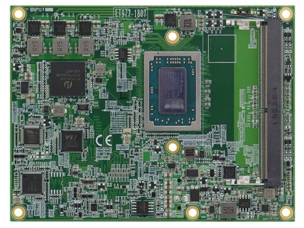 Ryzen Embedded搭載の省電力COM Expressモジュール、iBASE「ET977」