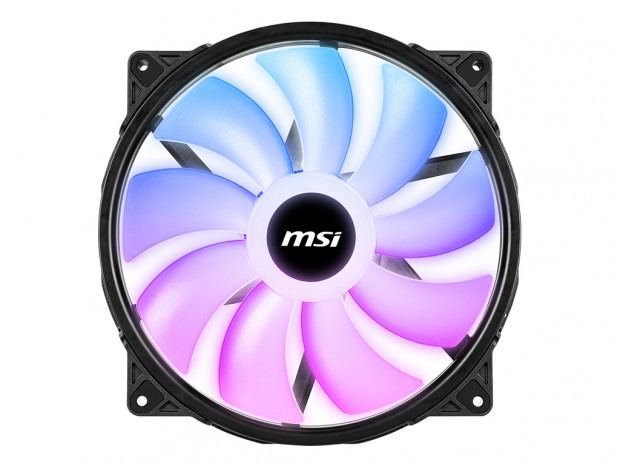 195mm口径の静音・高風量ARGBファン、MSI「MAG MAX F20A-1」