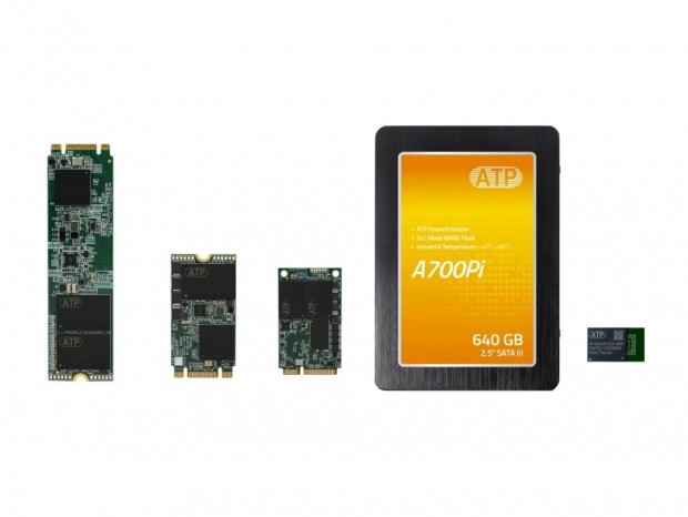 書込耐性25,600TBW。pSLC採用の超高耐久SSD、ATP「A700Pi/E700Pi」シリーズ
