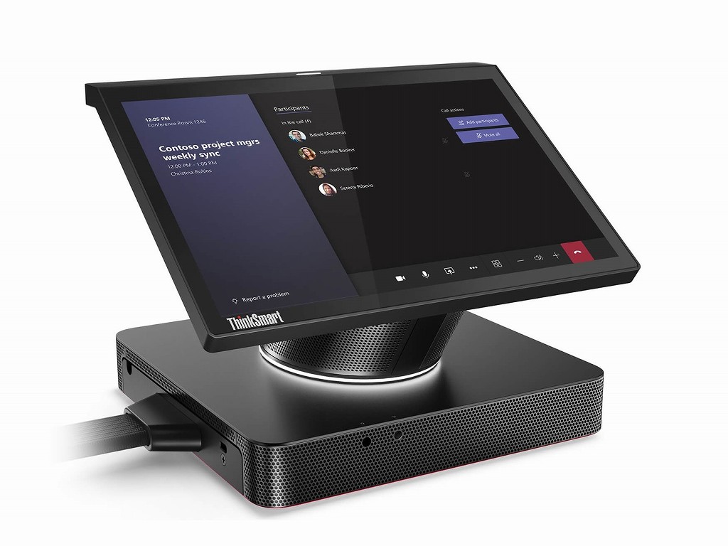 【美品】Lenovo ThinkSmart Hub 500 一体型PC 会議用 レノボ、音響機能を強化したオールインワン会議端末「ThinkSmart Hub