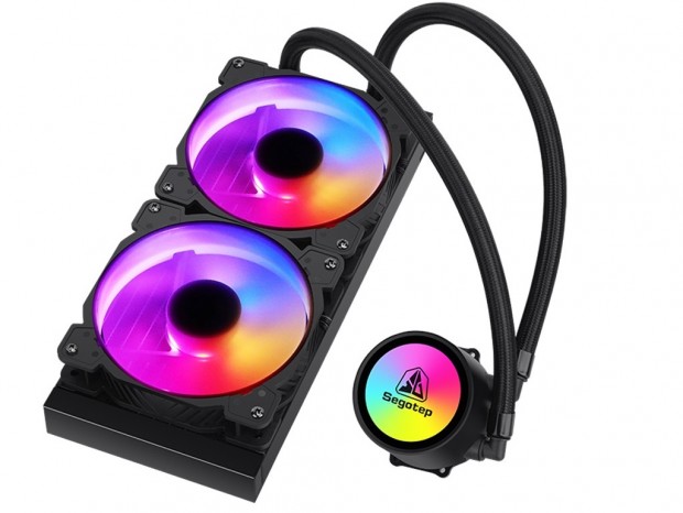 26種類のライティングモードを備えたオールインワン水冷、Segotep「Beiced RGB 240」