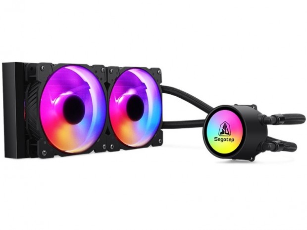 26種類のライティングモードを備えたオールインワン水冷、Segotep「Beiced RGB 240」