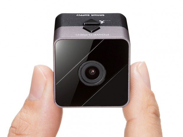 暗闇でも撮影可能。赤外線センサー内蔵の超小型セキュリティカメラ