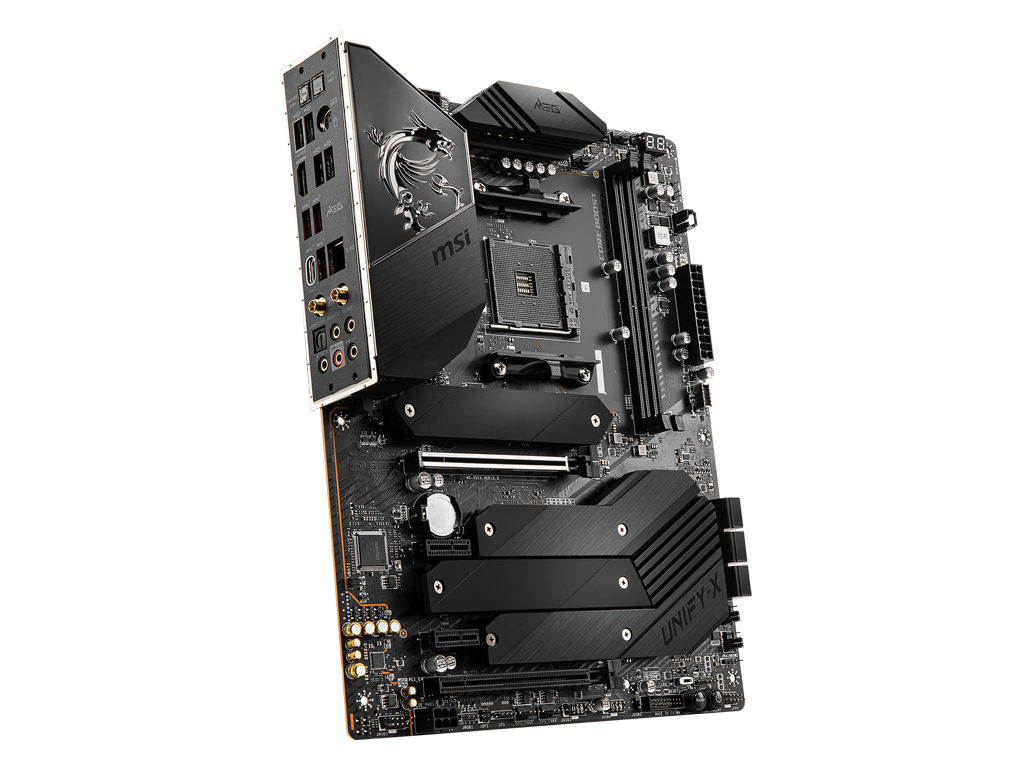 新品未使用品　RYZEN 5600X B550 UNiFY AMD マザーセット ダイレクト14+2フェーズ電源搭載のOC向けB550マザー、MSI「MEG B550