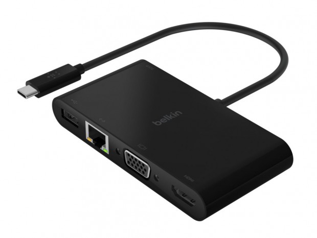 USB-Cポートに接続するマルチメディア変換アダプタ、ベルキンから計2種