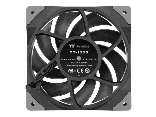 ラジエター用にも好適な高静圧PWMファン、Thermaltake「TOUGHFAN 12」