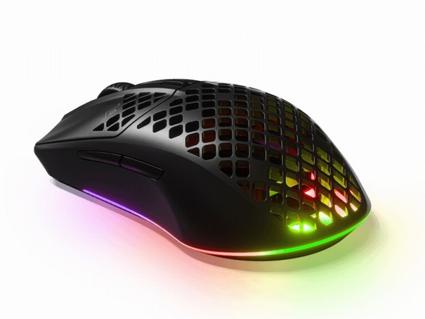 穴あきデザインでも高耐久。SteelSeriesの超軽量無線マウス「Aerox 3 Wireless」登場