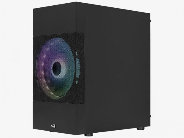 180mm大口径ファンを搭載するミニタワーPCケース、Aerocool「Atomic Lite」