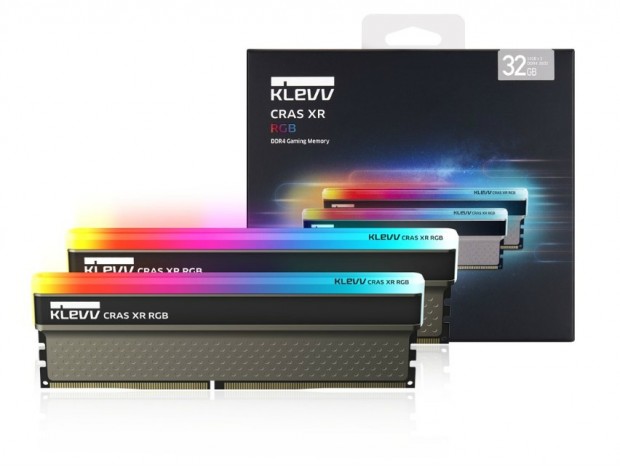 ESSENCORE、最高4,266MHzのDDR4 RGBメモリ「KLEVV CRAS XR RGB」など2シリーズ