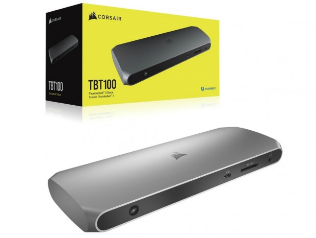 CORSAIRの多機能Thunderbolt 3ドック「TBT100 Dock」国内発売日が確定